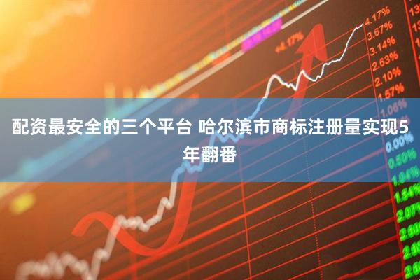 配资最安全的三个平台 哈尔滨市商标注册量实现5年翻番